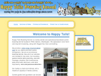 thumbnail image of happy tails website